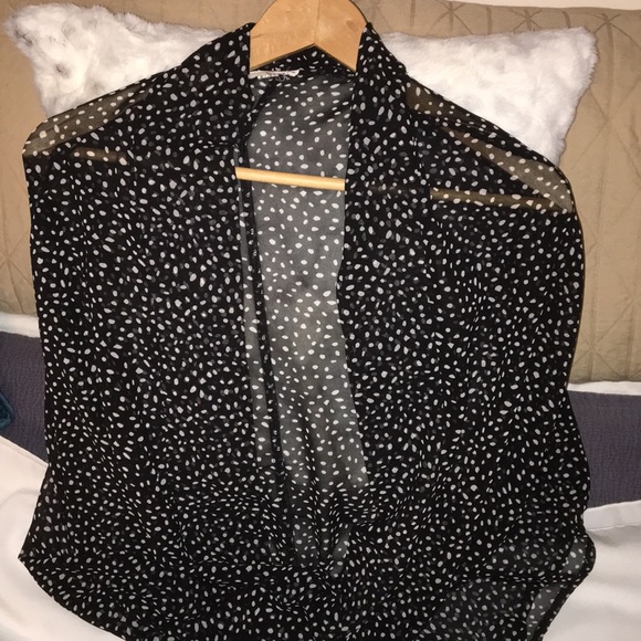 🐘 Sweet crochet lace top | sheer cape - Picture 6 of 6